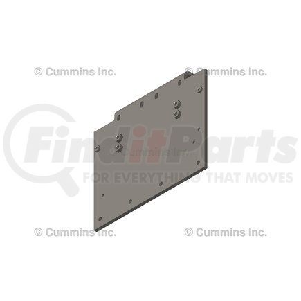 5257140 by CUMMINS - Heat Shield Bracket - fits K50 Engine Model