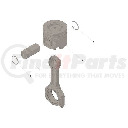 4955233 by CUMMINS - KIT,ENGINE PISTON