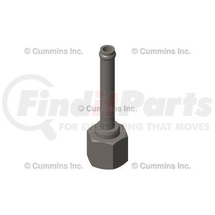 4968826 by CUMMINS - Exhaust Gas Recirculation (EGR) Tube - Pressusre Sensing