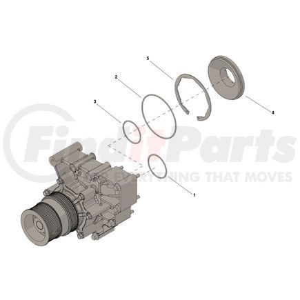 5467147 by CUMMINS - Fresh Water Pump Repair Kit