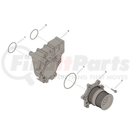 5473364 by CUMMINS - Engine Water Pump Kit