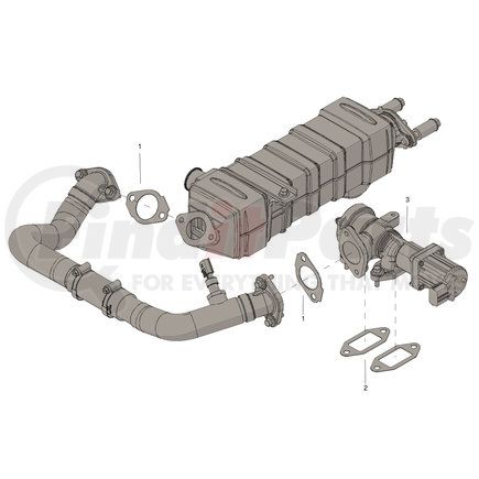 5473368 by CUMMINS - Exhaust Gas Recirculation (EGR) Valve Kit