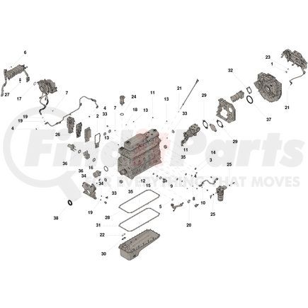 5406071 by CUMMINS - KIT,LOWER ENGINE GASKET