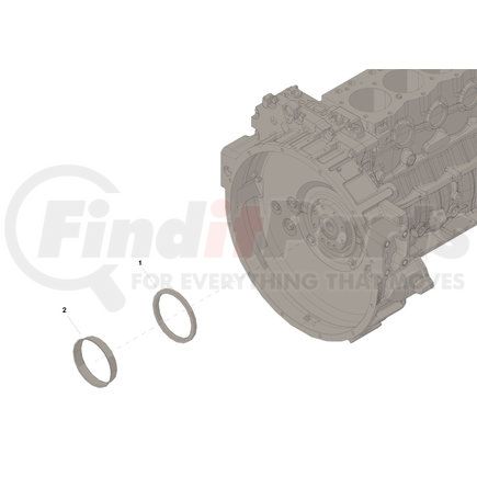 5528553 by CUMMINS - Flywheel Housing - fits 4B3.9 Engine Model