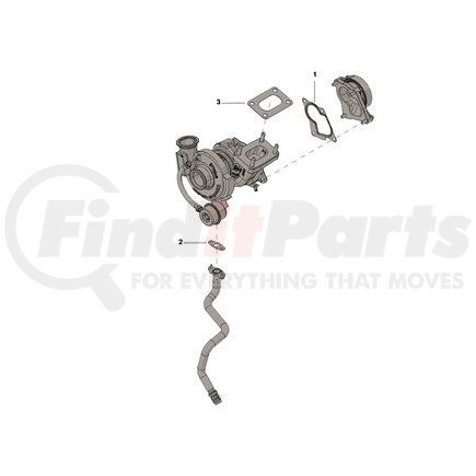 5550302 by CUMMINS - Turbocharger Gasket Kit