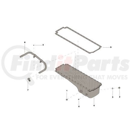 5579065 by CUMMINS - Engine Oil Pan Kit