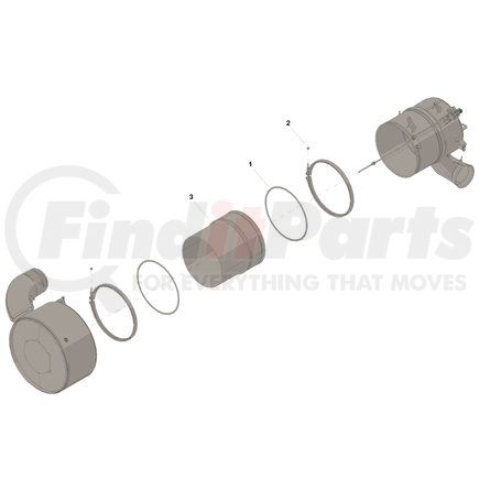 5579292 by CUMMINS - Diesel Particulate Filter (DPF)