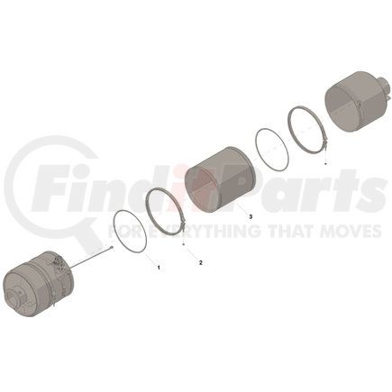 Cummins 5579290 Diesel Particulate Filter (DPF) Diesel Particulate Filter (DPF)
