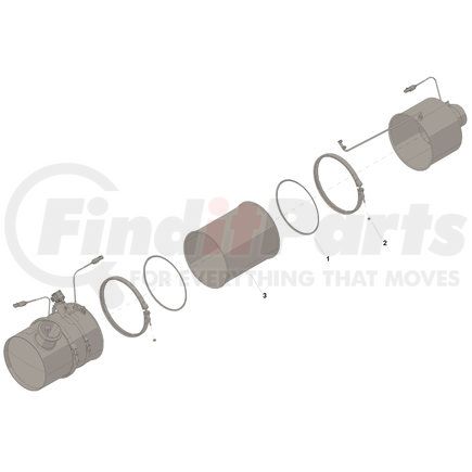 5579353 by CUMMINS - Diesel Particulate Filter (DPF)