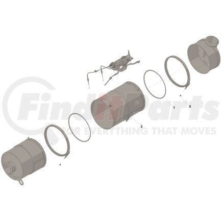 5579355 by CUMMINS - Diesel Particulate Filter (DPF)