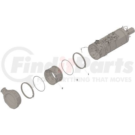 5579362 by CUMMINS - Diesel Particulate Filter (DPF)