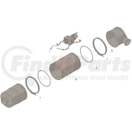 5579366 by CUMMINS - Diesel Particulate Filter (DPF)