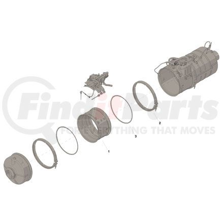 5579369 by CUMMINS - Kit, particulate Filter