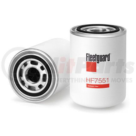 HF7551 by CUMMINS - Hydraulic Filter - Spin-On Design