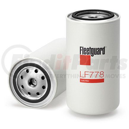 LF778 by CUMMINS - Engine Oil Filter - By-Pass Spin-On Design