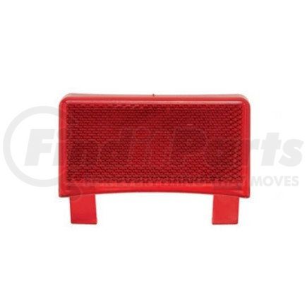 20936 by JACKSON SAFETY - Red Reflector (Mounts To CH-400V Dual Rear Slots)