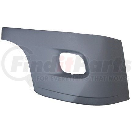 S-22969 by NEWSTAR - Bumper End Cover - without Fog Lamp Hole, Passenger Side