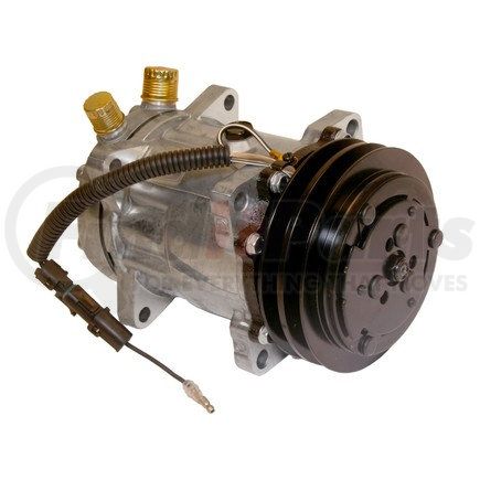 S-23005 by NEWSTAR - A/C Compressor - 12 Volt, 1 Wire, 2 Groove, 5.25 Inch Diameter