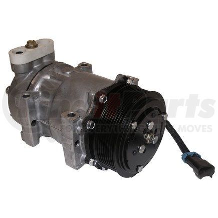 S-23007 by NEWSTAR - A/C Compressor - 12 Volt, 2 Wire, 8 Groove, 4.7 Inch Diameter