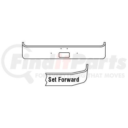 S-HP-0010-18 by NEWSTAR - Bumper - without Fog Lamp Hole
