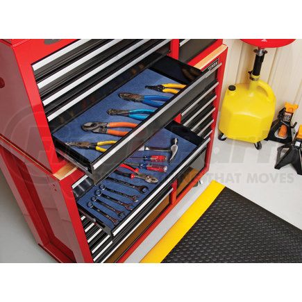 25822 by NEW PIG CORPORATION - Truck Tool Box Liner - Grippy Absorbent Tool Box, 10.625" x 22"