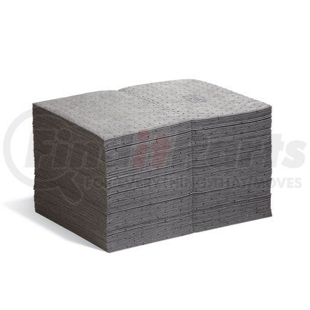 MAT203 by NEW PIG CORPORATION - Absorbent Mat Pad - Heavyweight, Gray, Up to 22 gal. per bag
