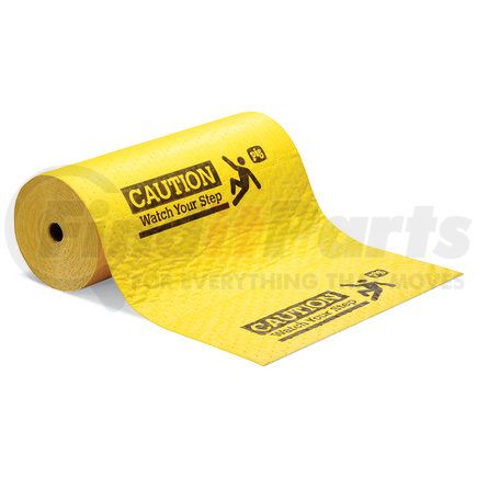 MAT607-581 by NEW PIG CORPORATION - Absorbent Roll - Chat Mat, High-Visibility, Caution-Watch Your Step