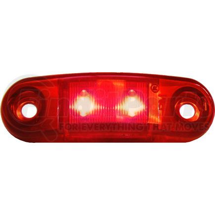 1268R-MV by PETERSON LIGHTING - 1268R Sealed Compact Side Marker/Outline Light - Red