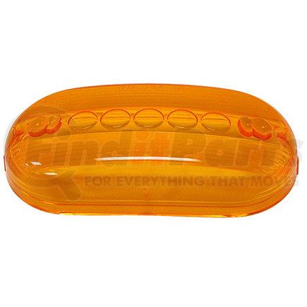134-15A by PETERSON LIGHTING - 134-15 Oblong Clearance/Side Marker Replacement Lens - Amber Replacement Lens