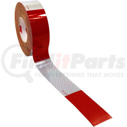 464-1 by PETERSON LIGHTING - 463/464/465/467/468 Reflective Marking Tape - 600 CP Red/White 2" Wide Roll