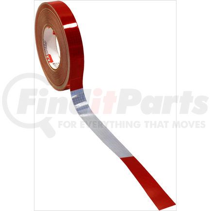 465-5 by PETERSON LIGHTING - 463/464/465/467/468 Reflective Marking Tape - 1000 CP Red/White 1" Wide Roll