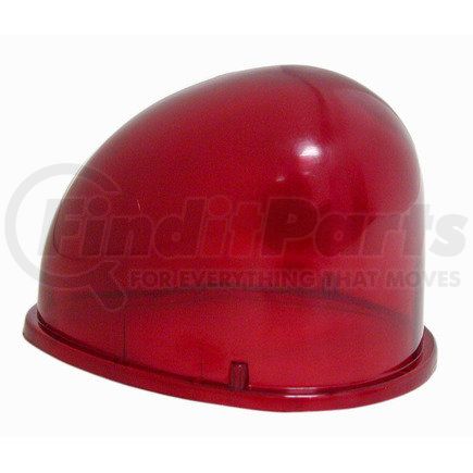 774-15R by PETERSON LIGHTING - 774-15 Teardrop Revolving Light Replacement Lenses - Red Replacement Lens