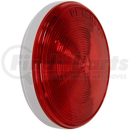 816R by PETERSON LIGHTING - 814/816 Single Diode LED 4" Round Stop, Turn and Tail Light - LED single-diode, AMP connector, grommet