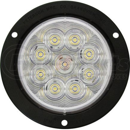 824KC-9 by PETERSON LIGHTING - 824-9/826-9 LumenX® 4" Round Back-up Light - Clear, Flange Mount Kit