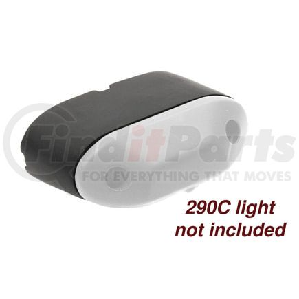 290-091 by PETERSON LIGHTING - Bracket, Low Profile, Side-Mount, 3.21X1.24, poly bag