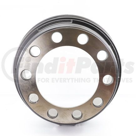 PP1613B by POWER PRODUCTS - Outboard Mount 16.5 x 5 Balanced Brake Drum, 10 Bolt Holes, 11.25 Bolt Circle Diameter, 8.78 Pilot Diameter