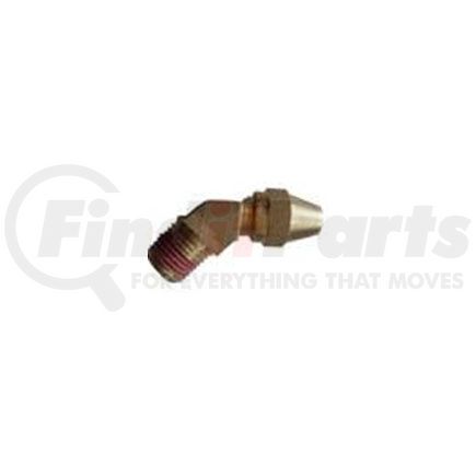 A79-8-6 by POWER PRODUCTS - Air Brake Male Elbow, Brass, 45°, 1/2 x 3/8, with Threaded Seal, for Copper Tubing