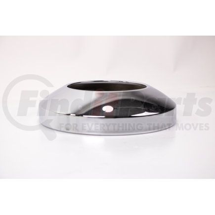 CR600H by POWER PRODUCTS - Rear Hubcap - Chrome 8-1/4” Axle - Baby Moon w/ Hubometer Hole - 8 ea 5/8” Studs