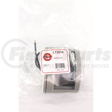 LT2014 by POWER PRODUCTS - HOODED LICENSE LAMP GRAY HOUSING