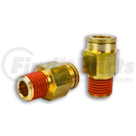 NP68-6-4 by POWER PRODUCTS - Connector Male, Brass, 3/8 x 1/4