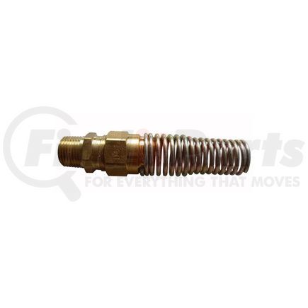 RB68SG-6-6 by POWER PRODUCTS - Brass Fitting, Pipe Thread to Rubber Hose Compression, with Spring