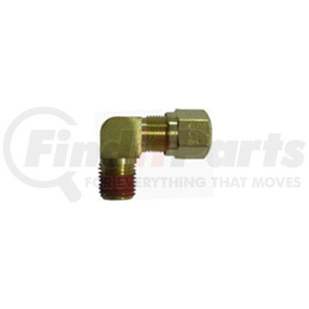 N69-10-6 by POWER PRODUCTS - Elbow Male, Brass, 90°, 5/8 x 3/8, for Nylon Tubing