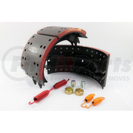 HDV4707Q20S by HD VALUE - New Lined Brake Shoe Kit - Standard Mix - 20K Rated; 4707Q