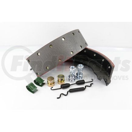 HDV1443E23P by HD VALUE - New Lined Brake Shoe Kit - Premium Mix - 23K Rated; 1443E