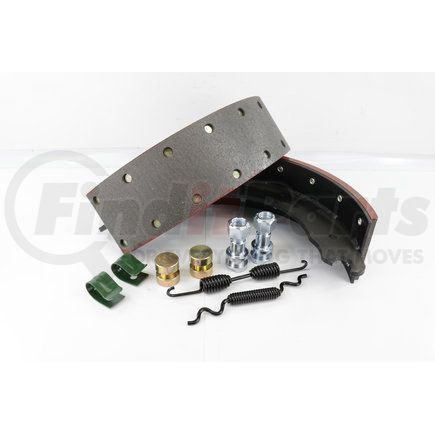HDV4702Q23P by HD VALUE - New Lined Brake Shoe Kit - Premium Mix - 23K Rated; 4702Q