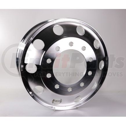 HD Value HDVAW225H Wheel Aluminum 22.5” x 8.25” Wheel - 10 Hand Holes