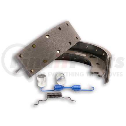 D1308E1 by POWER PRODUCTS - New Lined Brake Shoe Kit - Premium Mix - 20K Rated; 1308E