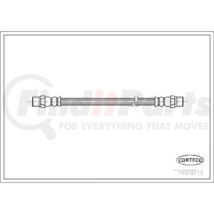 19018113 by CORTECO - Brake Hydraulic Hose