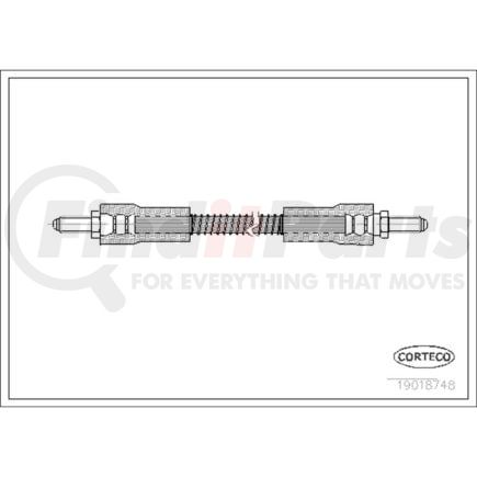 Corteco 19018748 Brake Hydraulic Hose