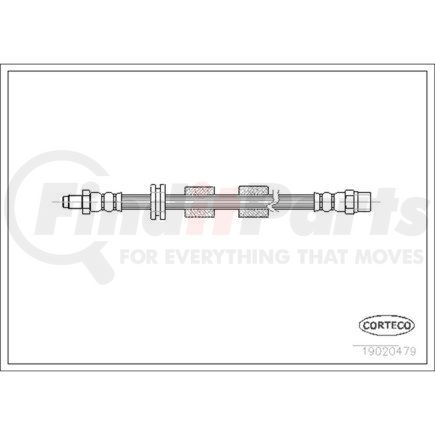 19020479 by CORTECO - Brake Hydraulic Hose